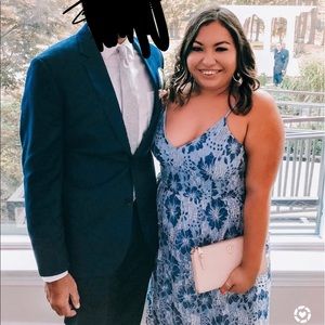 Gianni Bini Blue Floral Dress